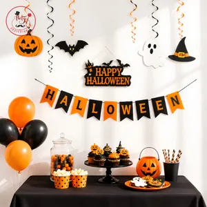 Halloween Party Hanging & Table Decoration Set