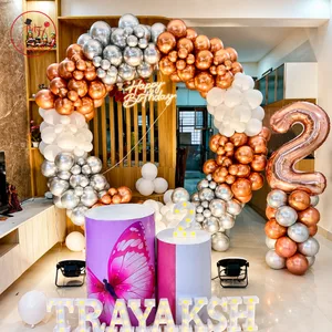Elegant Milestone Birthday Arch Setup