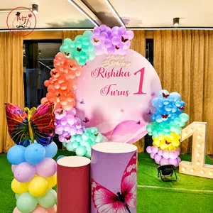 Enchanted Butterfly First Birthday Setup