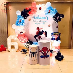 Spider Hero Adventure – Superhero Birthday Decoration