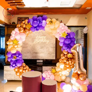 Luxury Birthday Balloon Ring Decoration