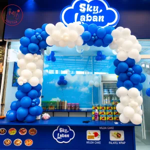Sky Laban Welcome Arch – Storefront Balloon Decoration