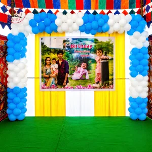 Colorful Memories – Personalized Birthday Stage Decoration