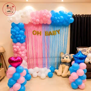 Oh Baby Celebration Decoration – Adorable Balloon Backdrop for Special Moments