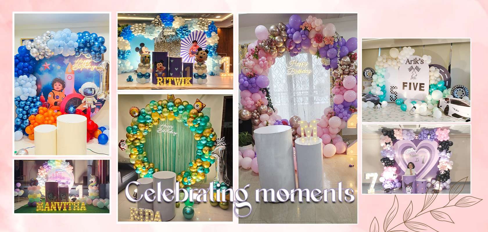 Birthday Decoration Gallery in Hyderabad by Party Addiction